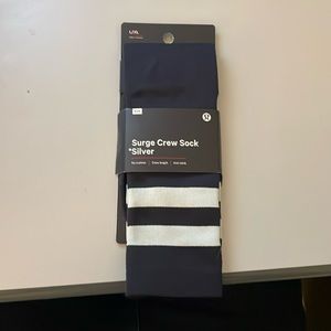 Lululemon Surge Crew Socks L/XL